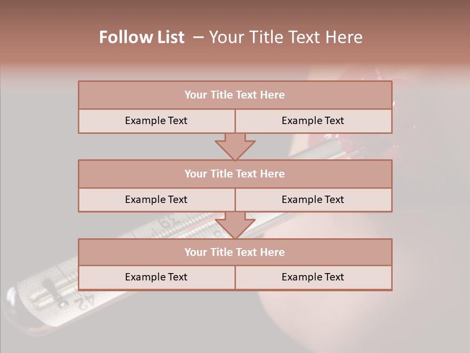 People Mouth Red PowerPoint Template