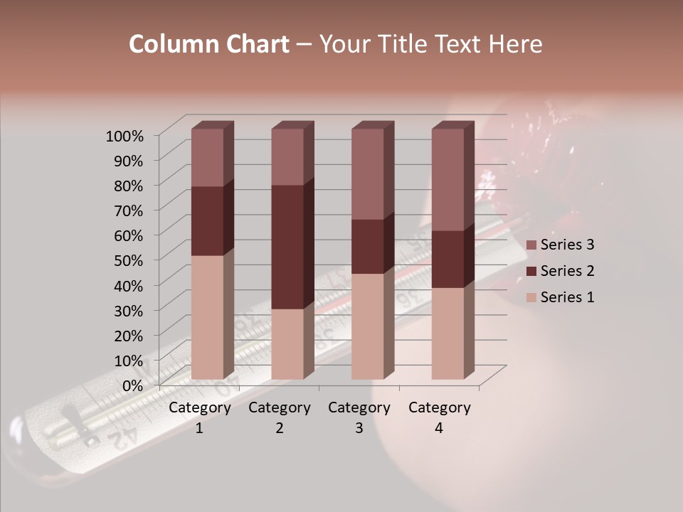 People Mouth Red PowerPoint Template