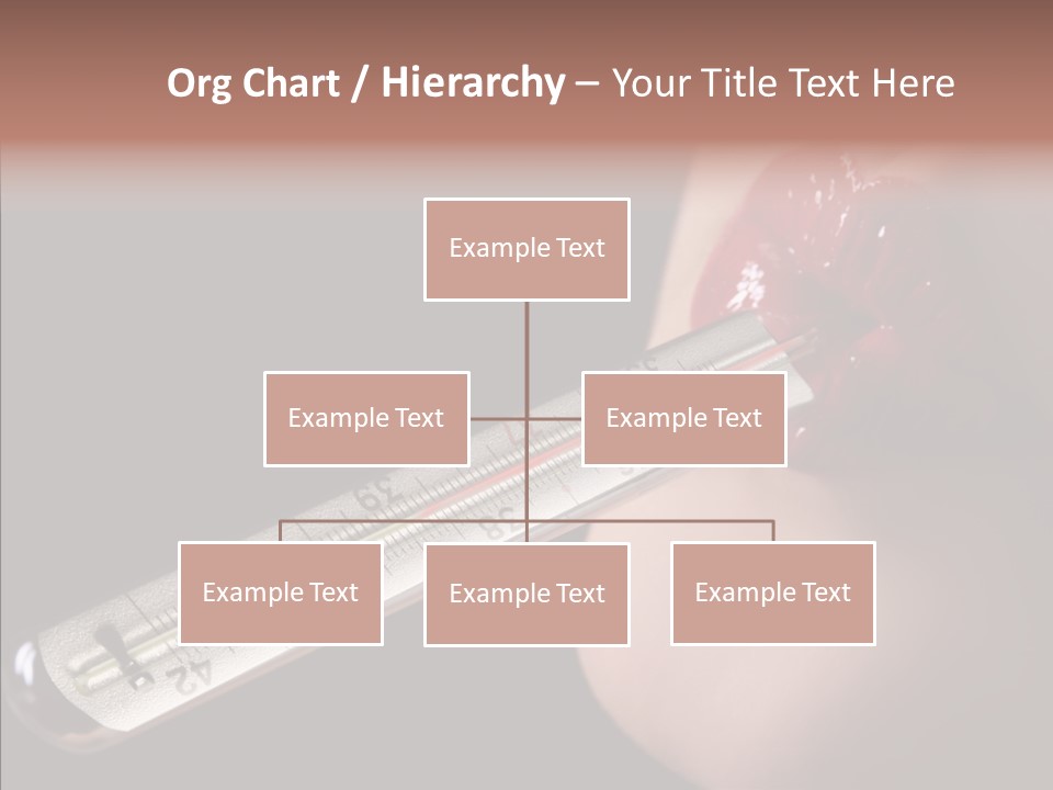 People Mouth Red PowerPoint Template