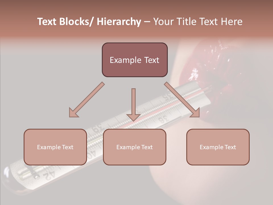 People Mouth Red PowerPoint Template