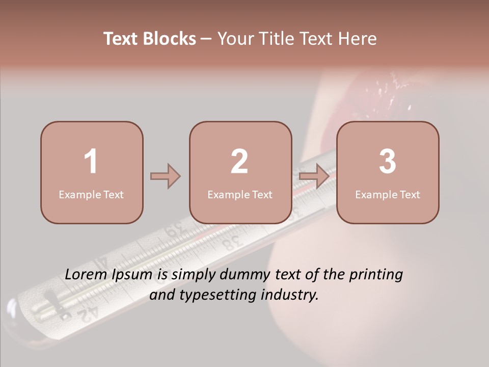 People Mouth Red PowerPoint Template