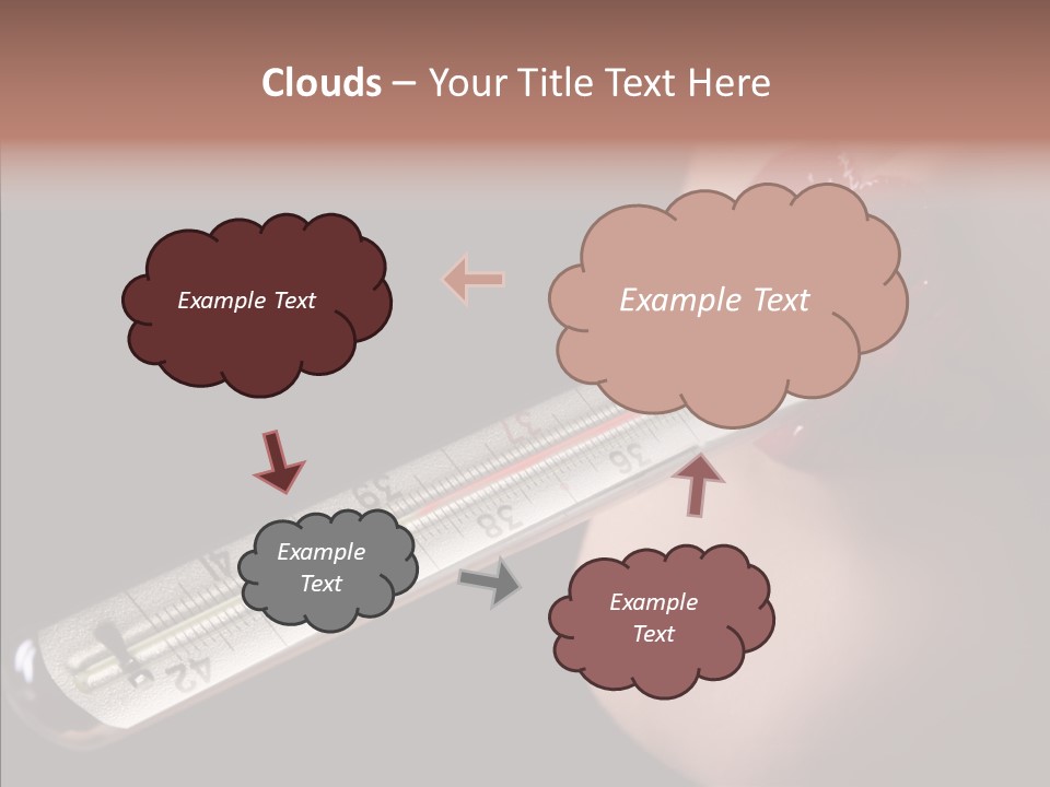 People Mouth Red PowerPoint Template