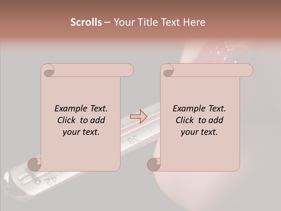 People Mouth Red PowerPoint Template