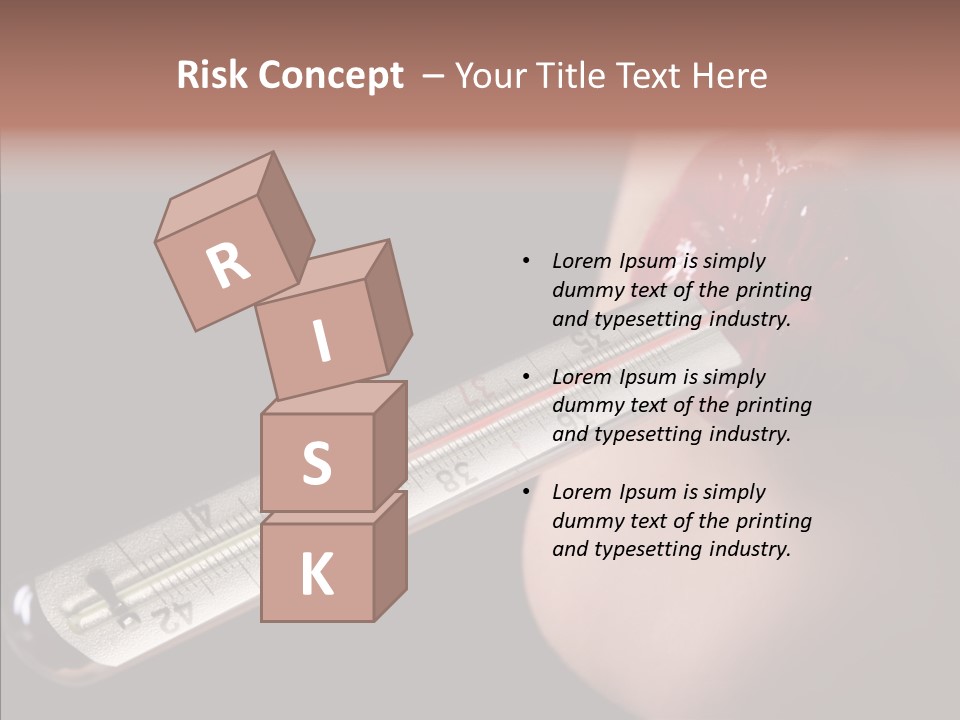 People Mouth Red PowerPoint Template