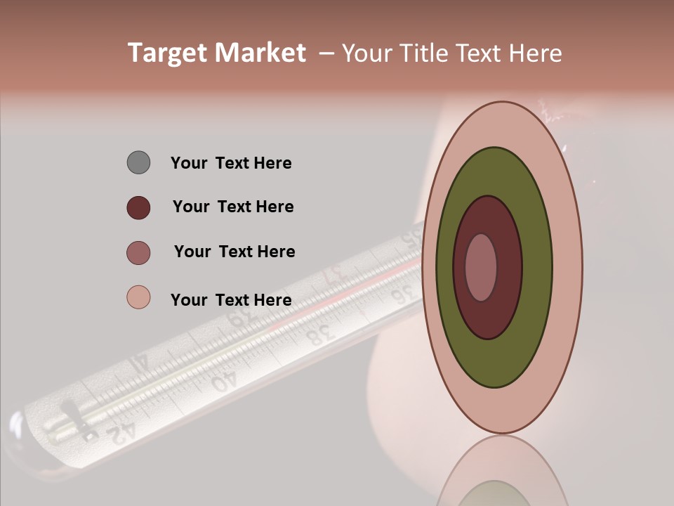 People Mouth Red PowerPoint Template