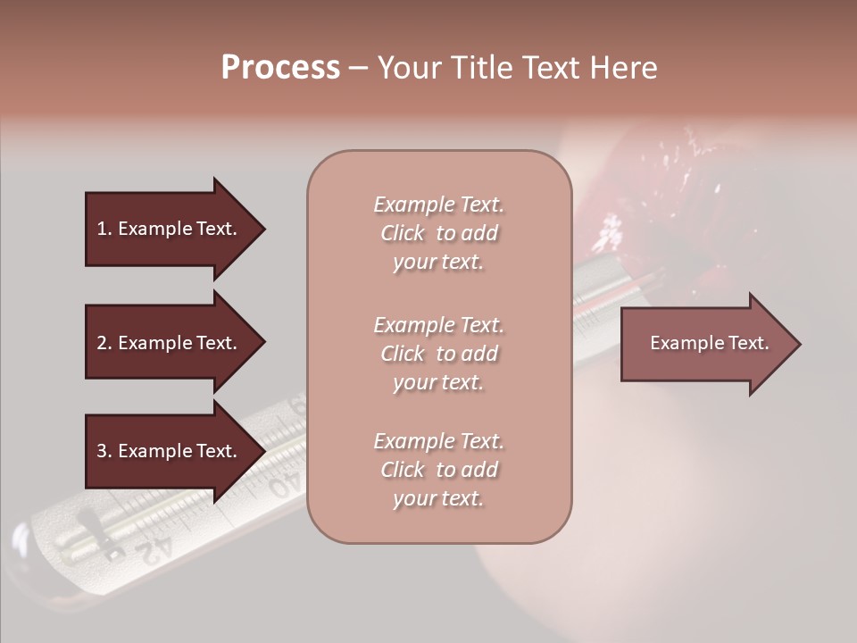 People Mouth Red PowerPoint Template