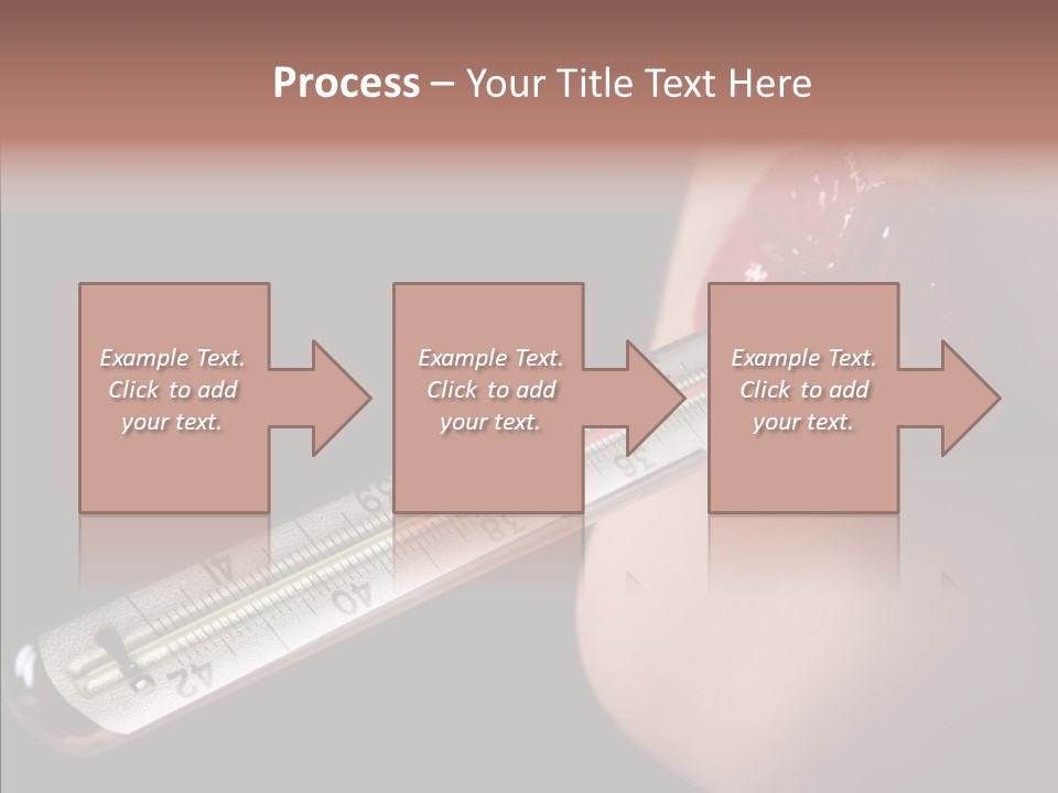 People Mouth Red PowerPoint Template