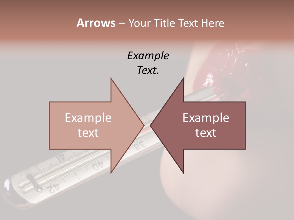 People Mouth Red PowerPoint Template