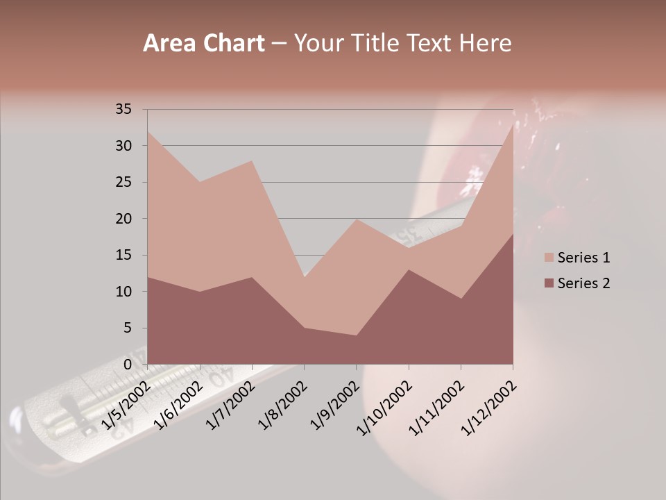 People Mouth Red PowerPoint Template