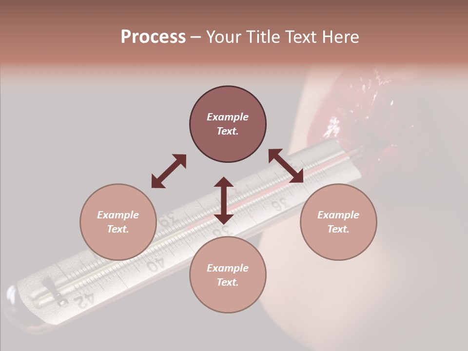 People Mouth Red PowerPoint Template