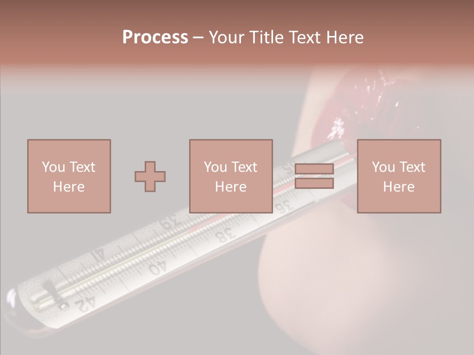 People Mouth Red PowerPoint Template
