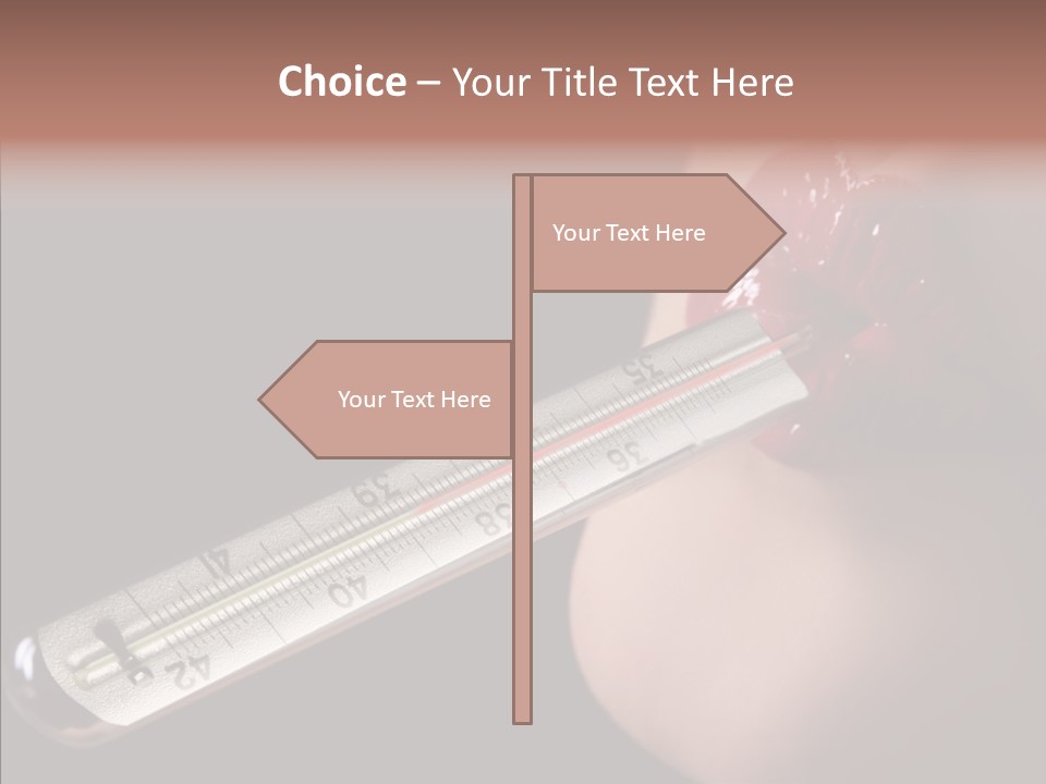 People Mouth Red PowerPoint Template