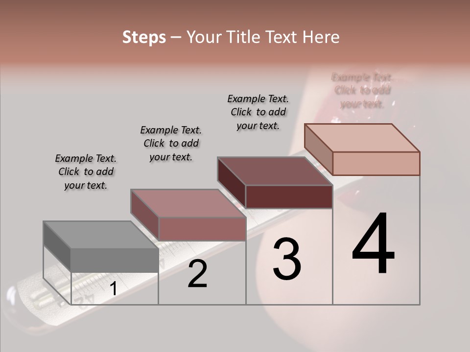 People Mouth Red PowerPoint Template