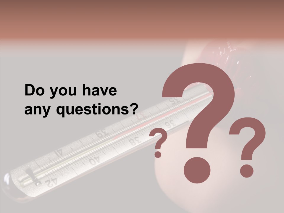 People Mouth Red PowerPoint Template