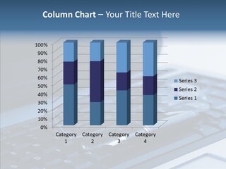 Symbol Keypad Blue PowerPoint Template