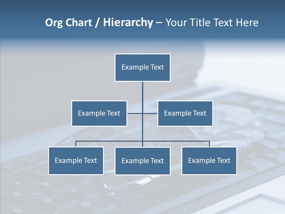 Symbol Keypad Blue PowerPoint Template