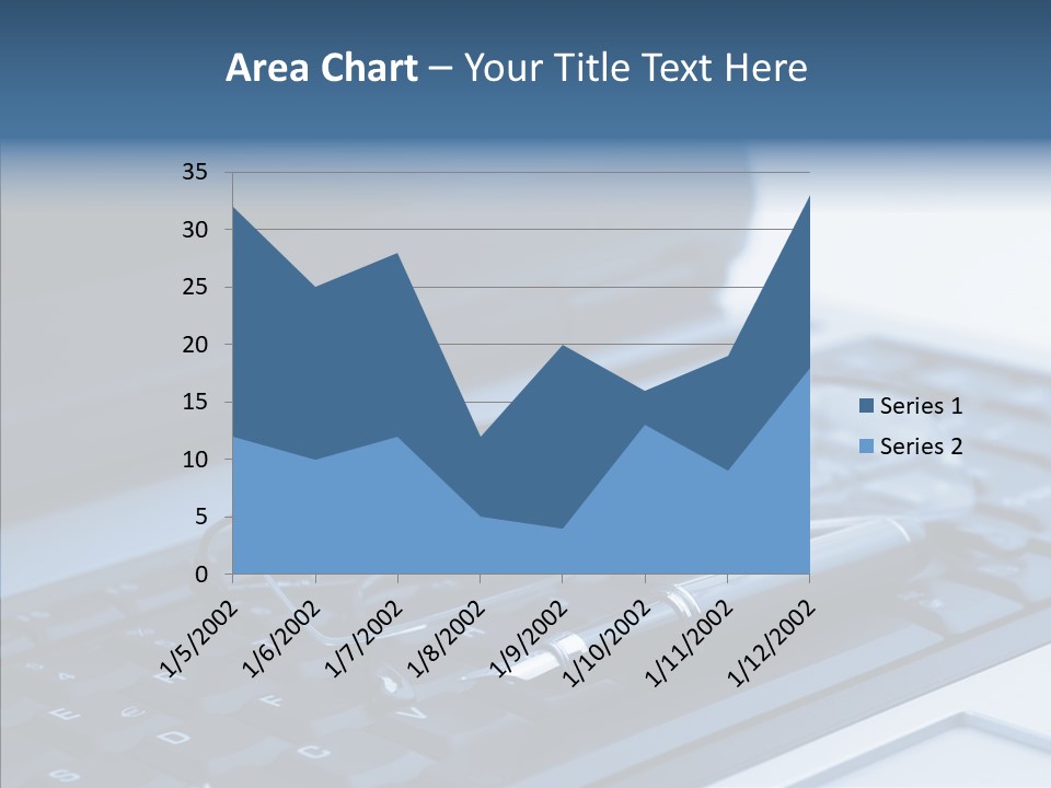 Symbol Keypad Blue PowerPoint Template