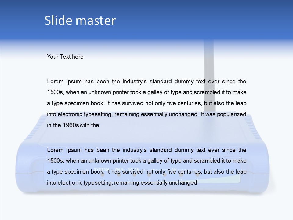 Gateway Router Firewall PowerPoint Template