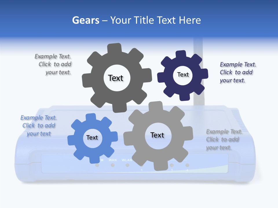 Gateway Router Firewall PowerPoint Template