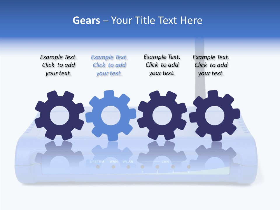 Gateway Router Firewall PowerPoint Template