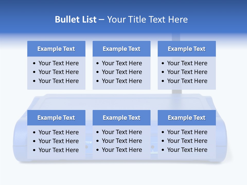 Gateway Router Firewall PowerPoint Template