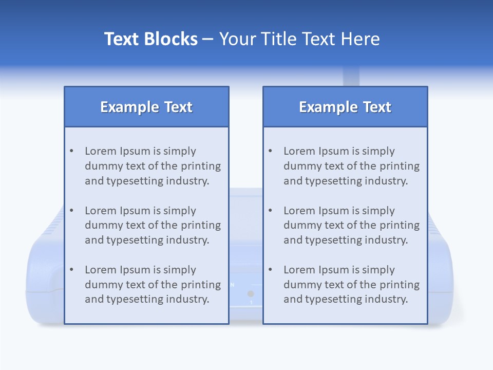 Gateway Router Firewall PowerPoint Template