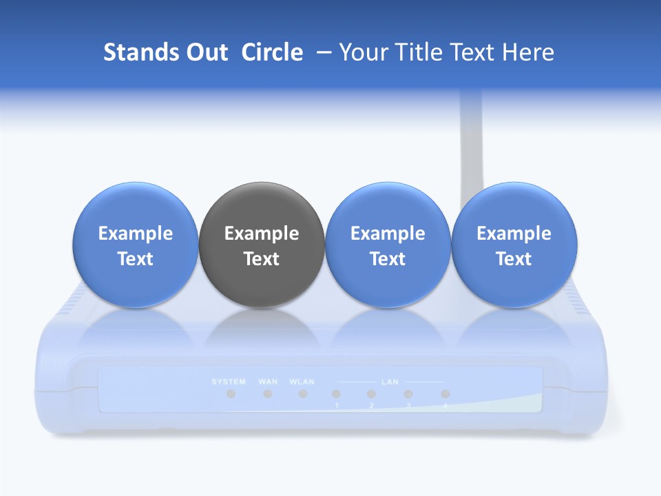 Gateway Router Firewall PowerPoint Template