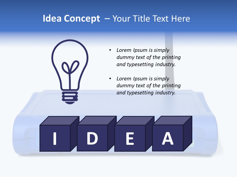 Gateway Router Firewall PowerPoint Template