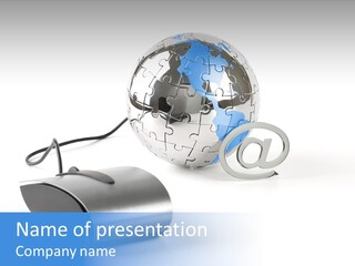 Set Web Global PowerPoint Template