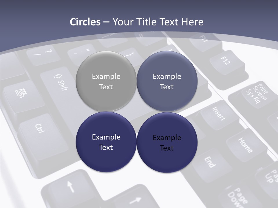 Close Up Object Peripheral PowerPoint Template