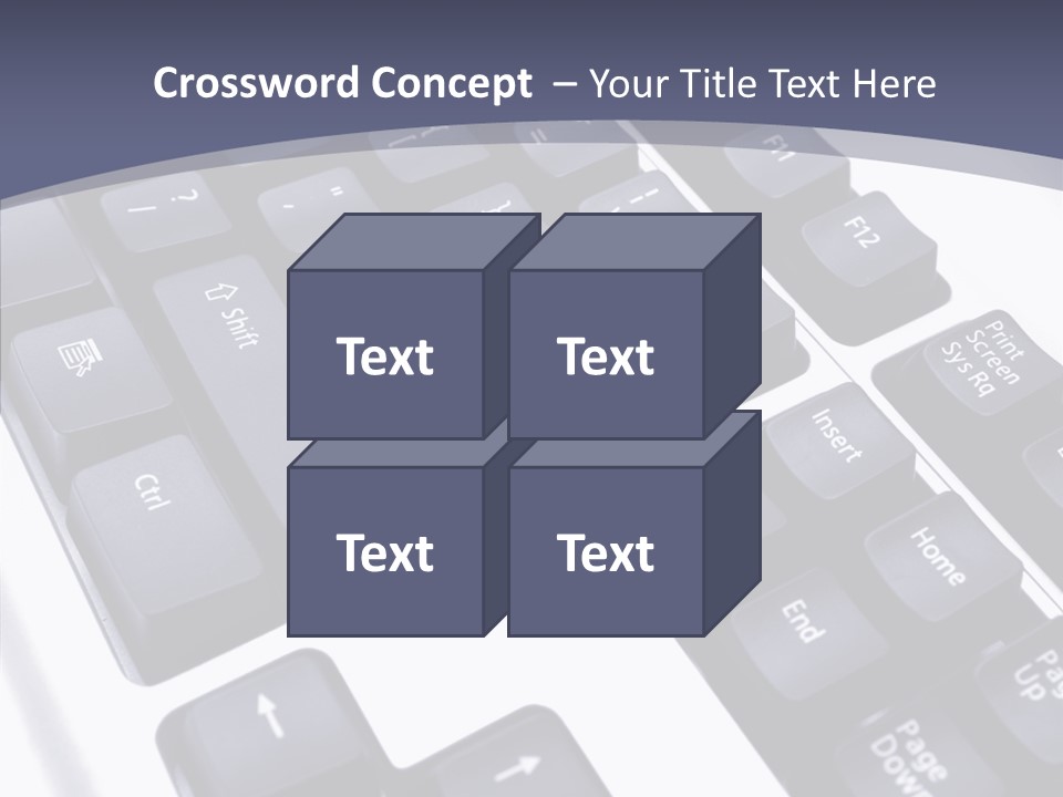 Close Up Object Peripheral PowerPoint Template