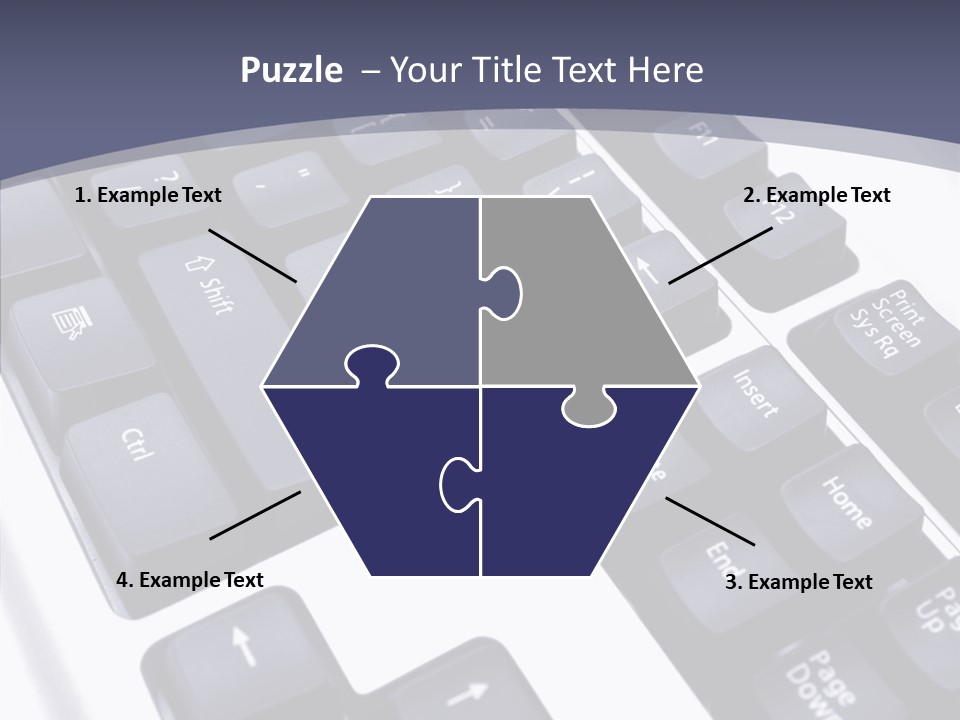 Close Up Object Peripheral PowerPoint Template
