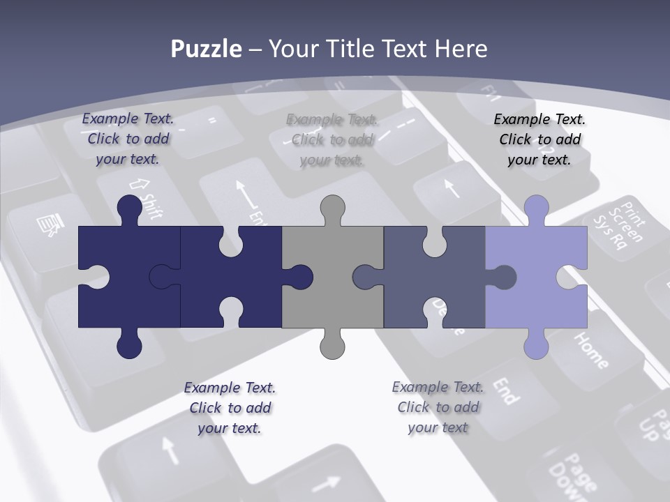 Close Up Object Peripheral PowerPoint Template