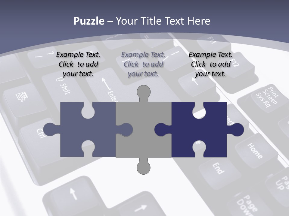 Close Up Object Peripheral PowerPoint Template