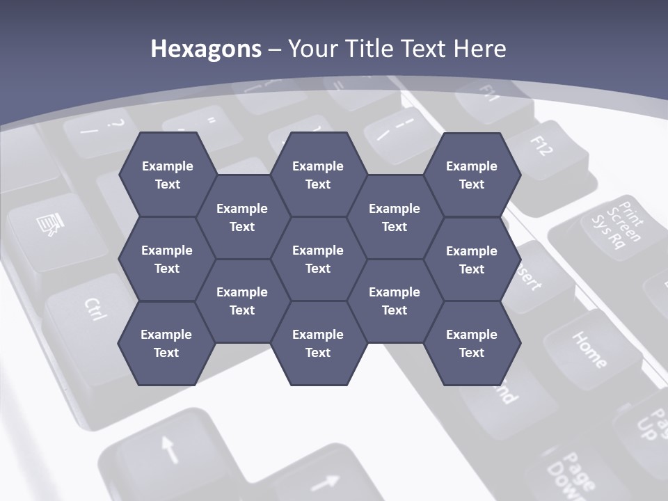 Close Up Object Peripheral PowerPoint Template