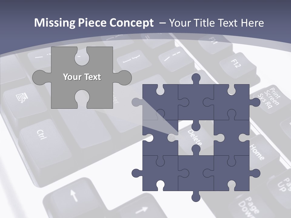 Close Up Object Peripheral PowerPoint Template