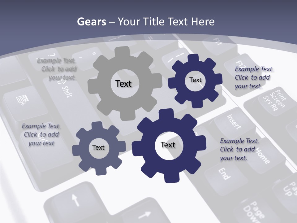 Close Up Object Peripheral PowerPoint Template