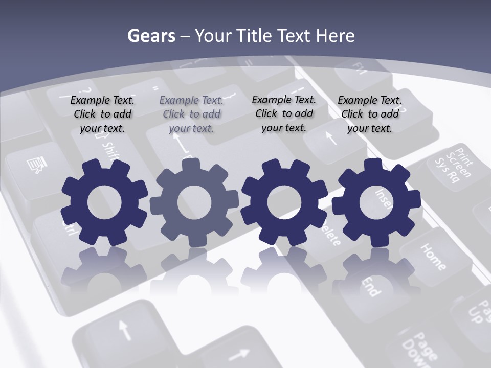 Close Up Object Peripheral PowerPoint Template