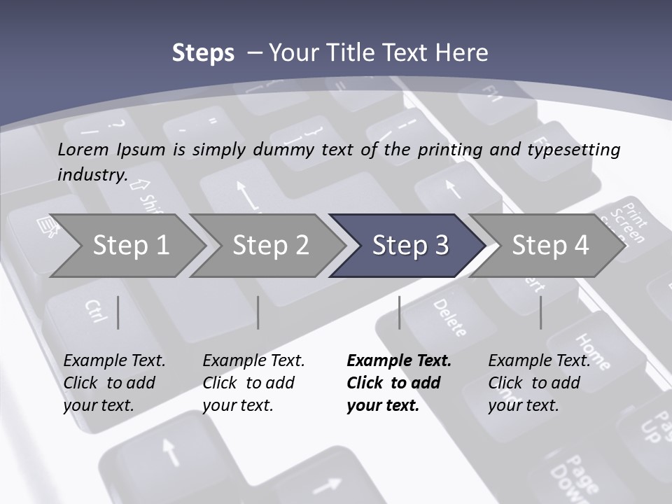 Close Up Object Peripheral PowerPoint Template