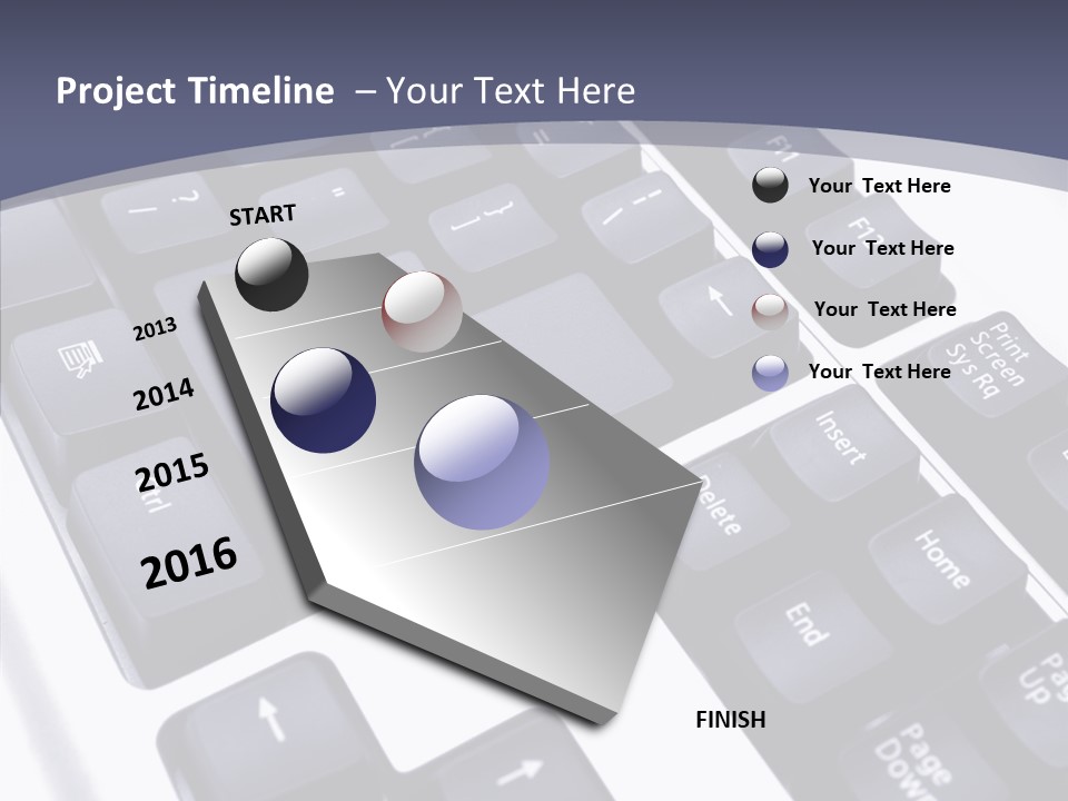 Close Up Object Peripheral PowerPoint Template