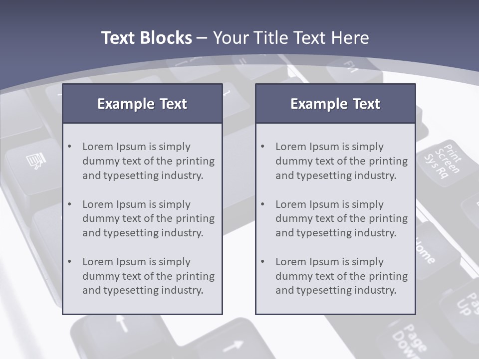 Close Up Object Peripheral PowerPoint Template