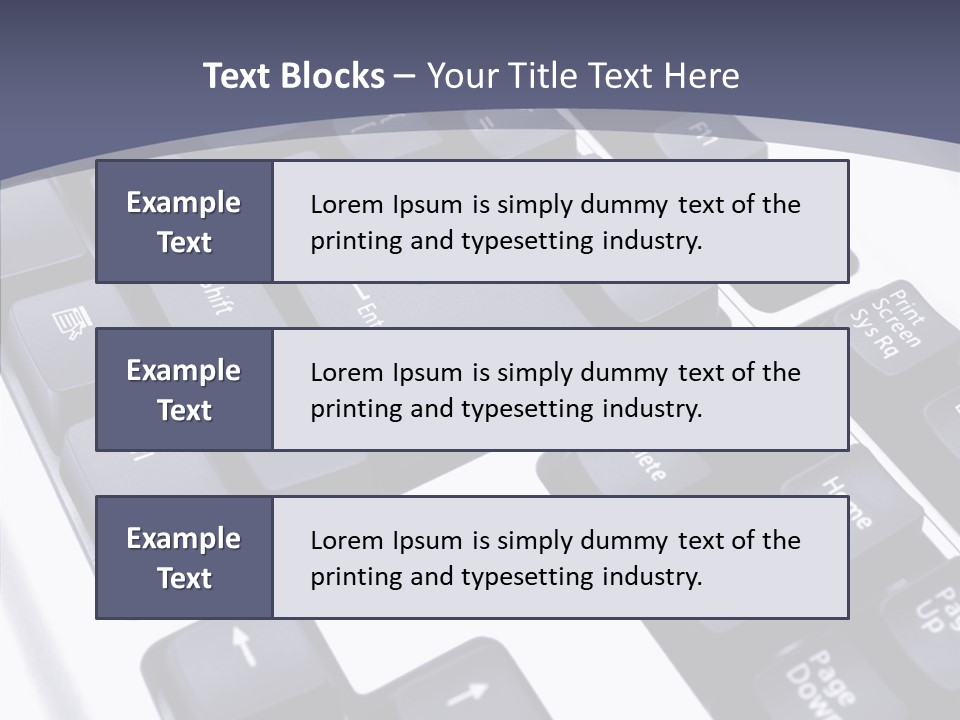 Close Up Object Peripheral PowerPoint Template