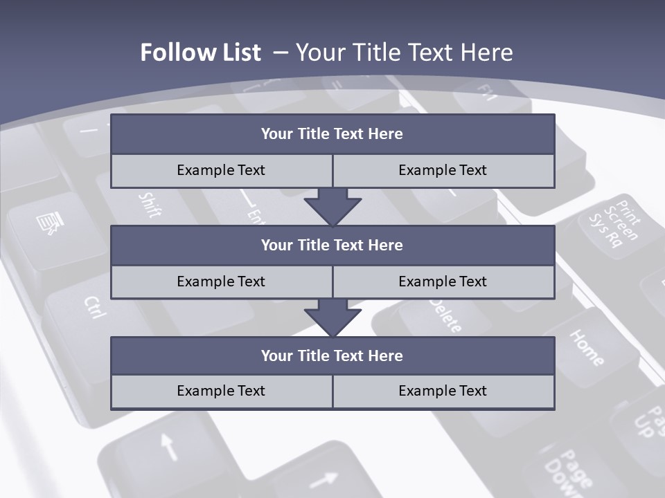 Close Up Object Peripheral PowerPoint Template
