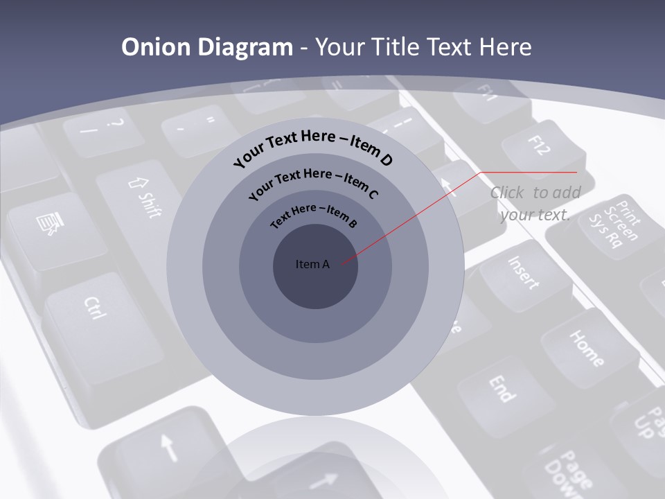 Close Up Object Peripheral PowerPoint Template