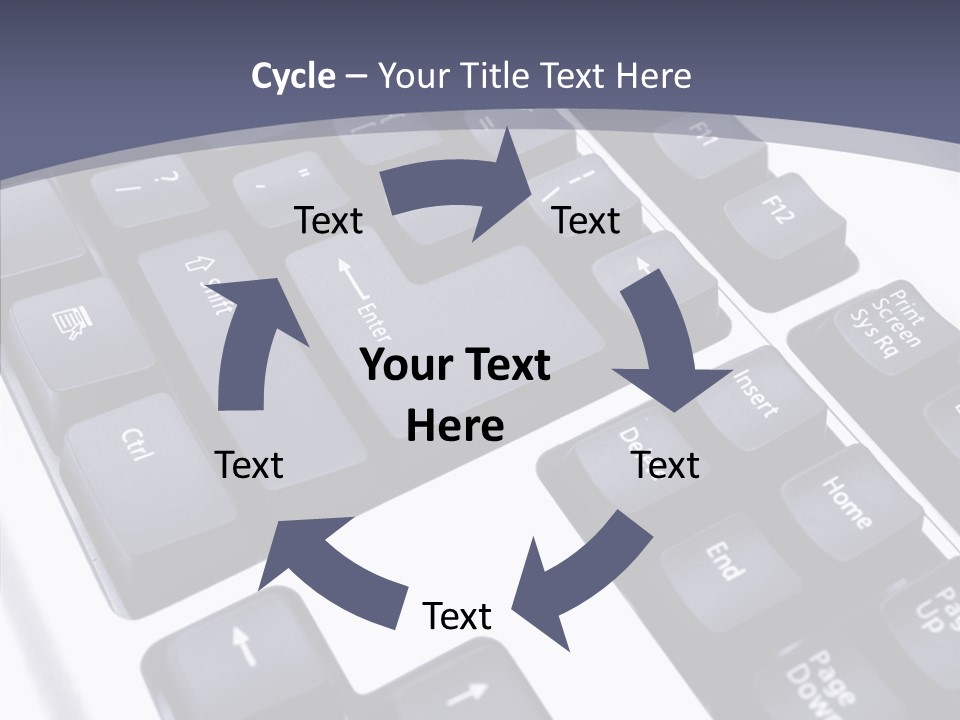 Close Up Object Peripheral PowerPoint Template