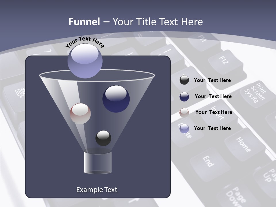 Close Up Object Peripheral PowerPoint Template