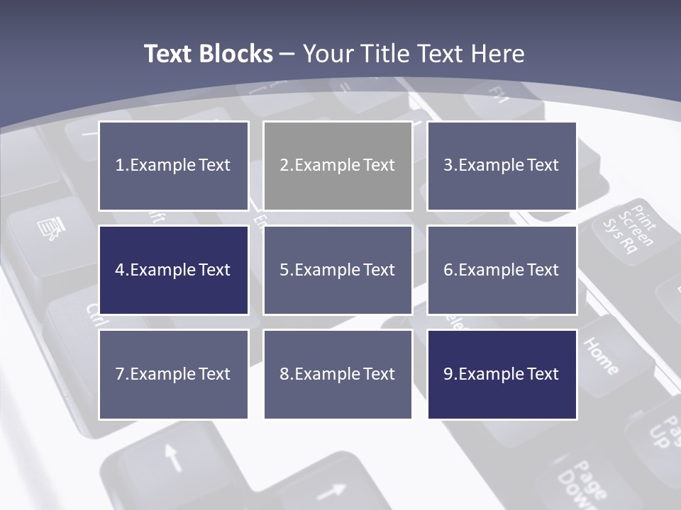 Close Up Object Peripheral PowerPoint Template