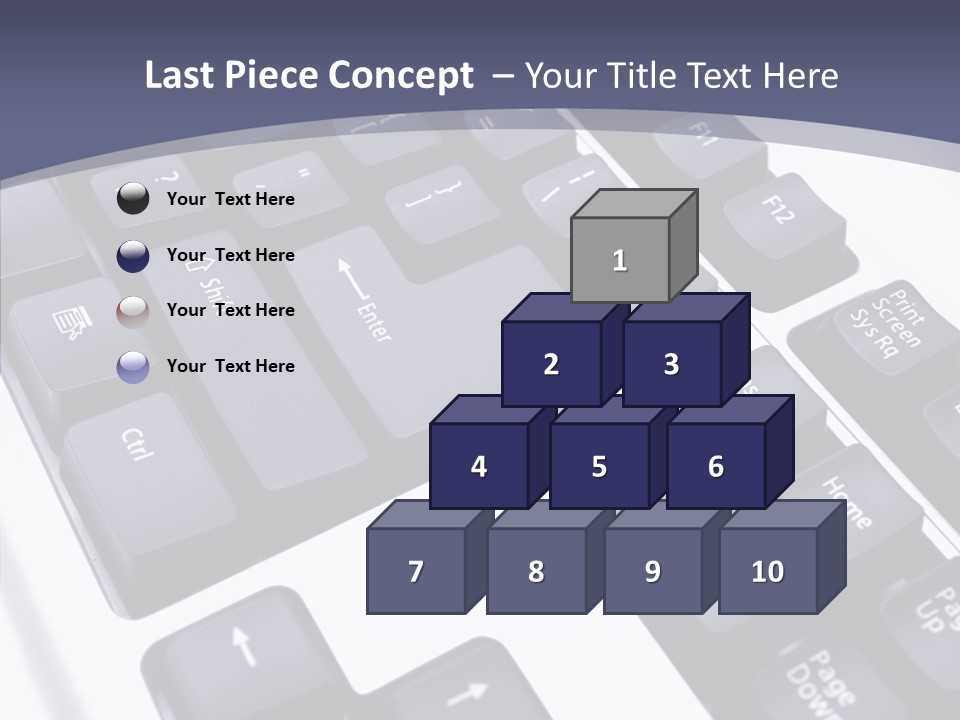 Close Up Object Peripheral PowerPoint Template