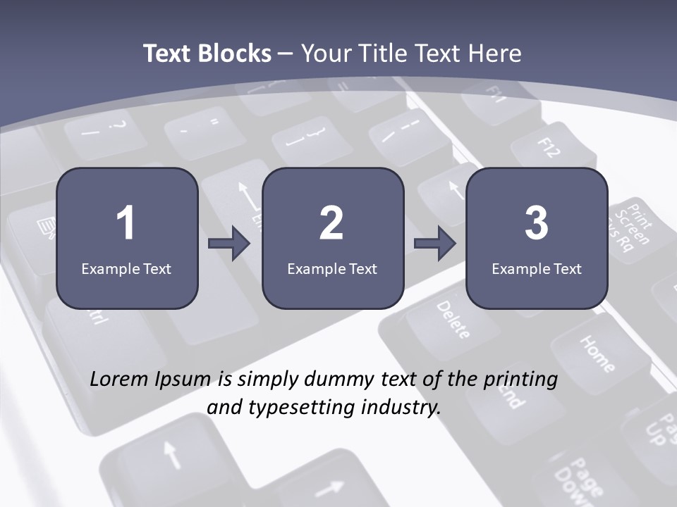 Close Up Object Peripheral PowerPoint Template