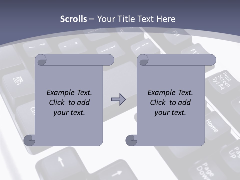 Close Up Object Peripheral PowerPoint Template